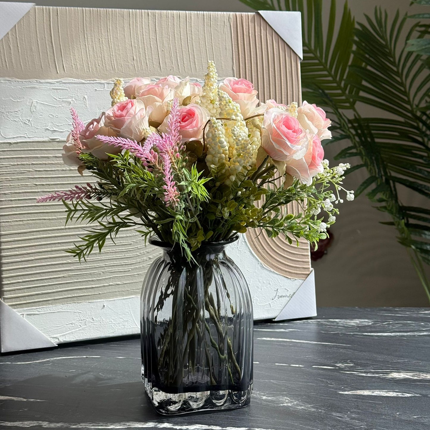 Artificial Rose Bouquet – Real Touch Decorative Flowers