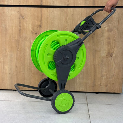 Portable Garden Hose Reel Cart With Wheels - 45M