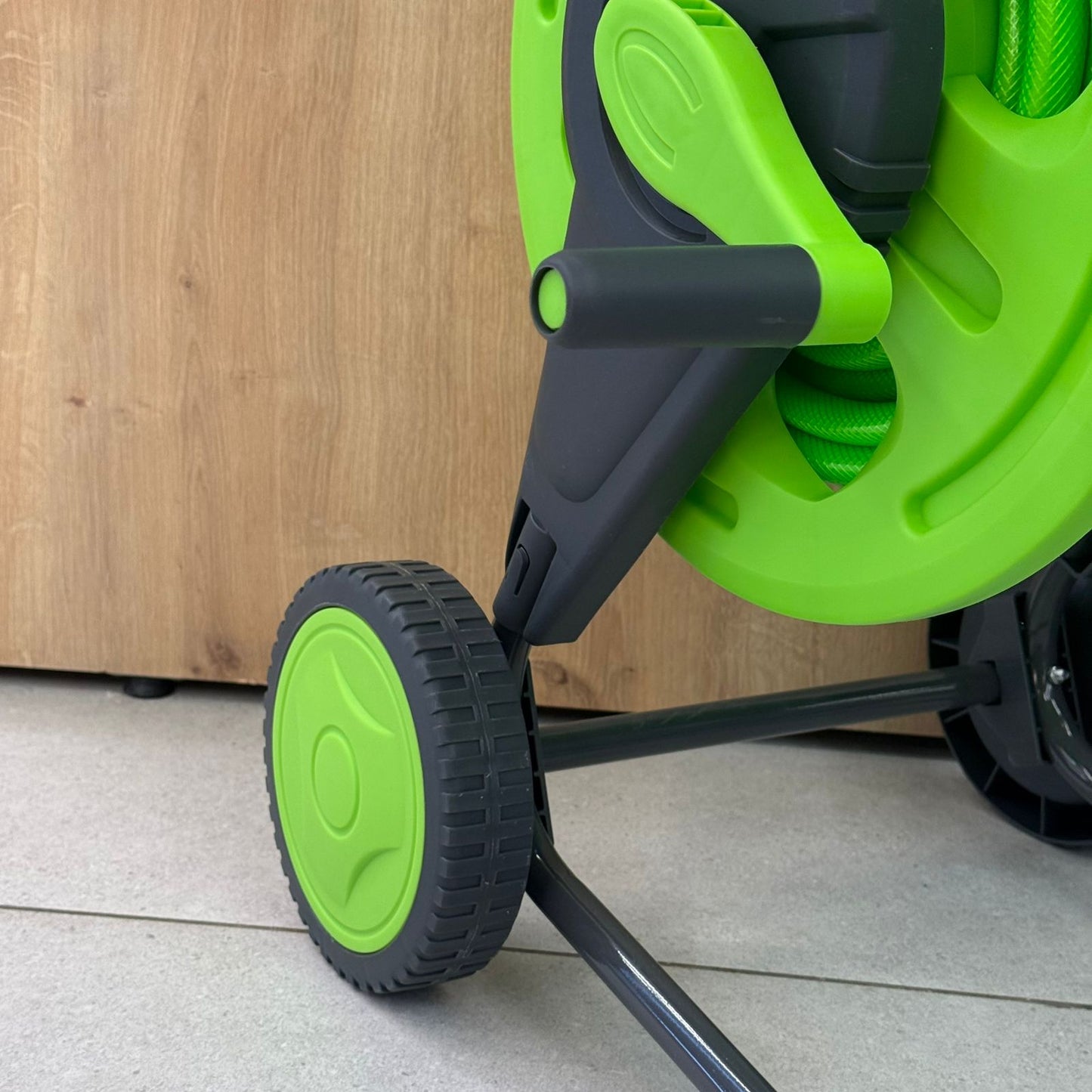 Portable Garden Hose Reel Cart With Wheels - 45M