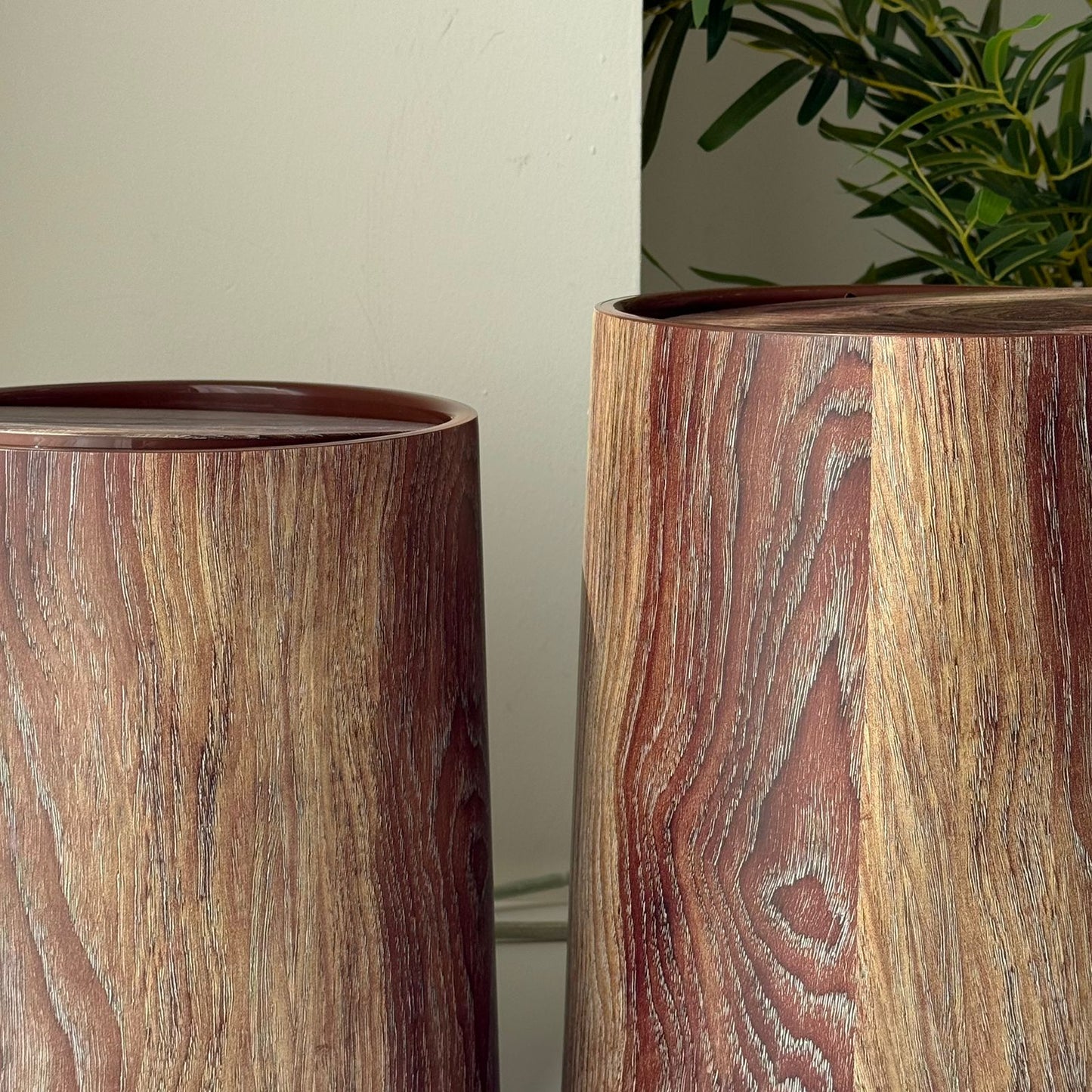 Modern Luxury Storage Bin With Lid (Wood Design)