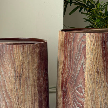 Modern Luxury Storage Bin With Lid (Wood Design)