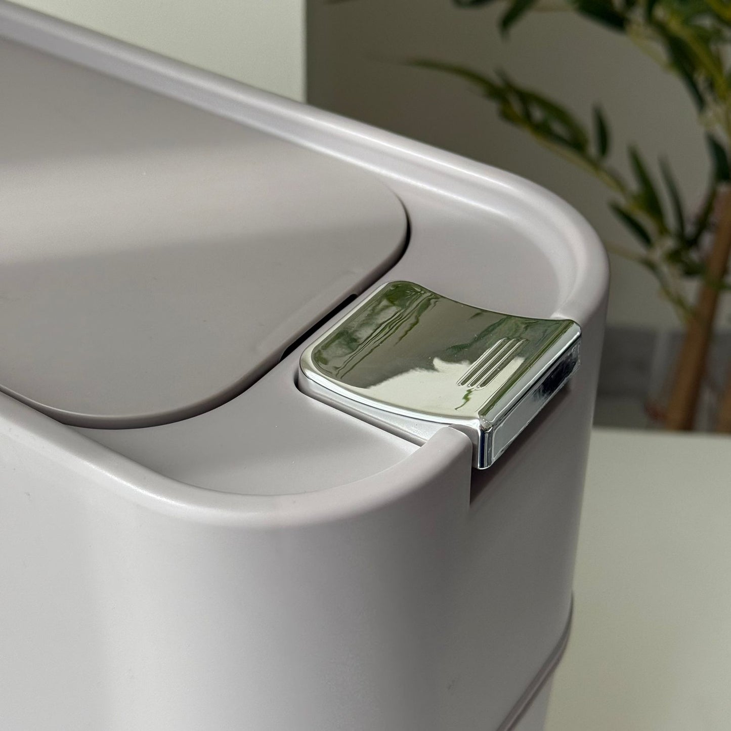 Modern Slim Storage Bin With Lift-Off Lid