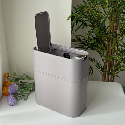 Modern Slim Storage Bin With Lift-Off Lid