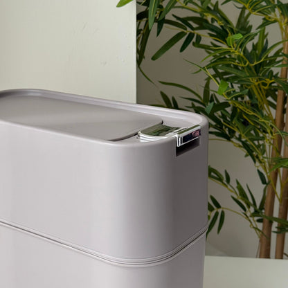 Modern Slim Storage Bin With Lift-Off Lid