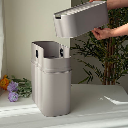 Modern Slim Storage Bin With Lift-Off Lid