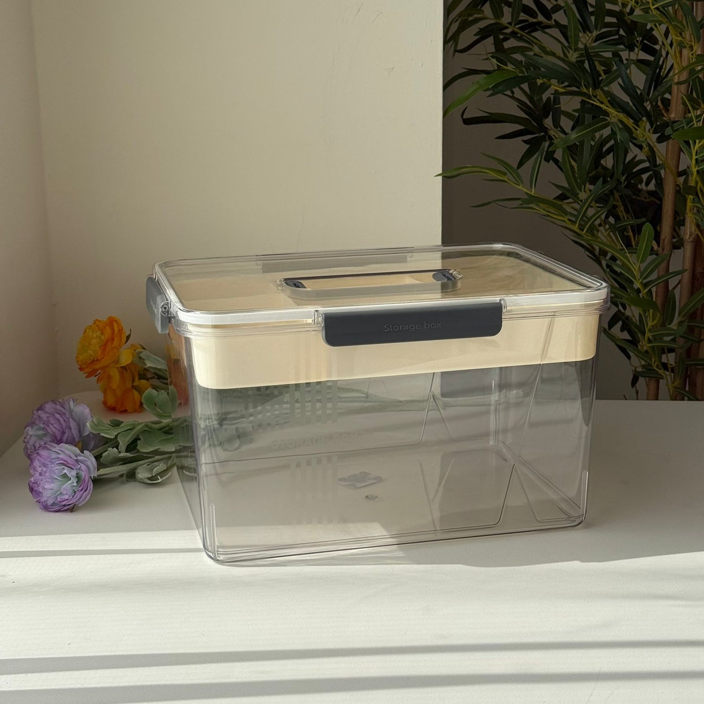 Multi-Purpose Airtight Storage Container with Organizer Tray & Locking Lid – 3 Sizes