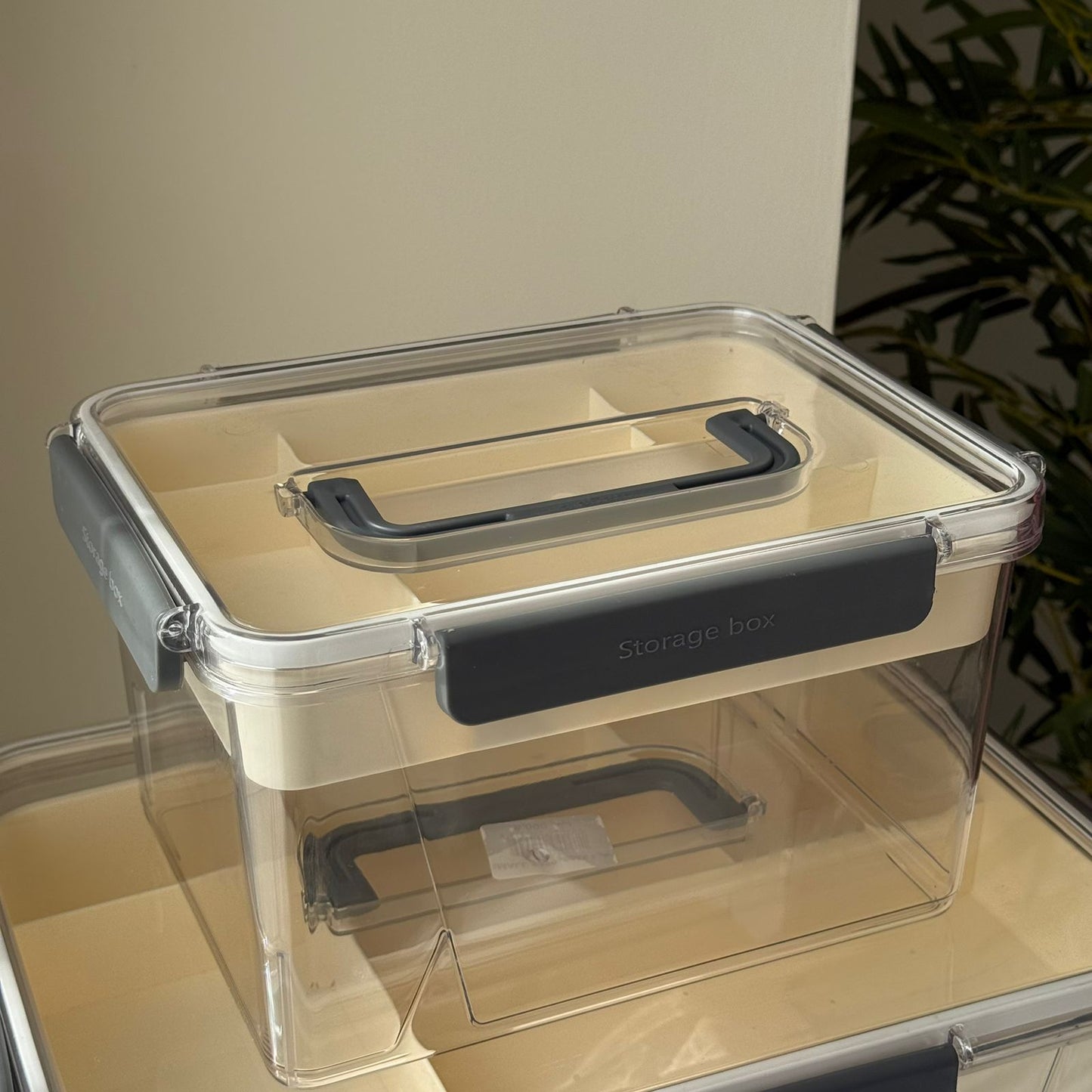 Multi-Purpose Airtight Storage Container with Organizer Tray & Locking Lid – 3 Sizes