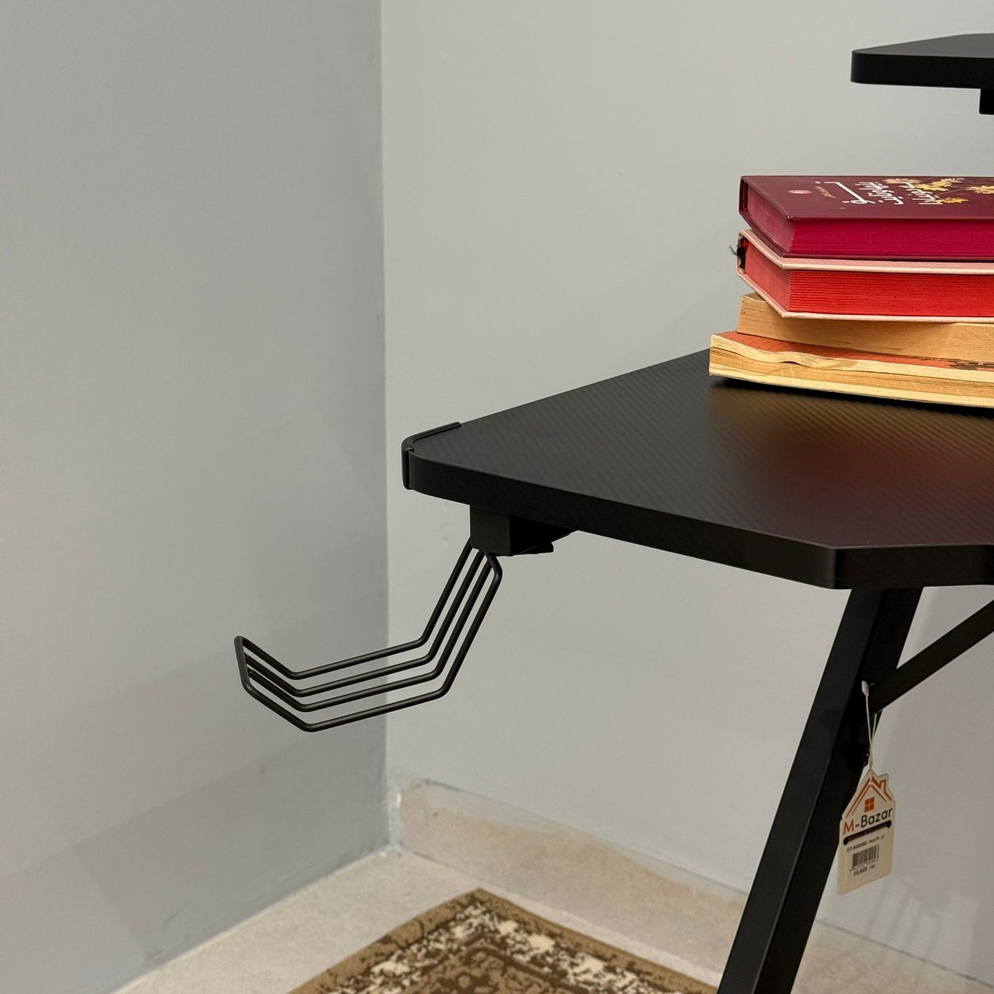 Modern Minimalist Computer Desk with Monitor Stand
