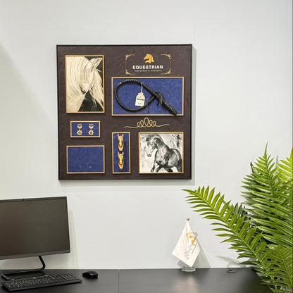 Elegant 3D Horse Wall Decor – Textured Artistic Panel