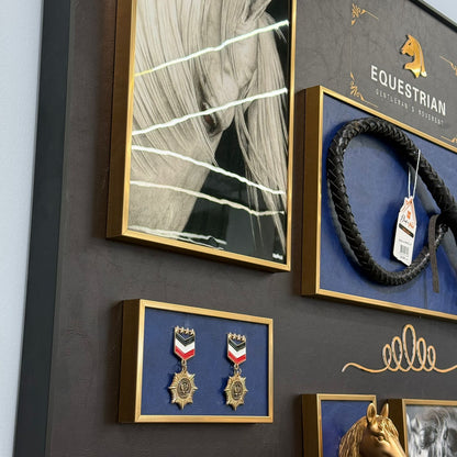 Elegant 3D Horse Wall Decor – Textured Artistic Panel