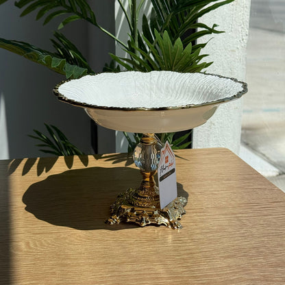 Elegant Luxury Serving Plates with Pedestal Base