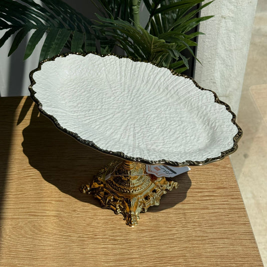 Elegant Luxury Serving Plates with Pedestal Base