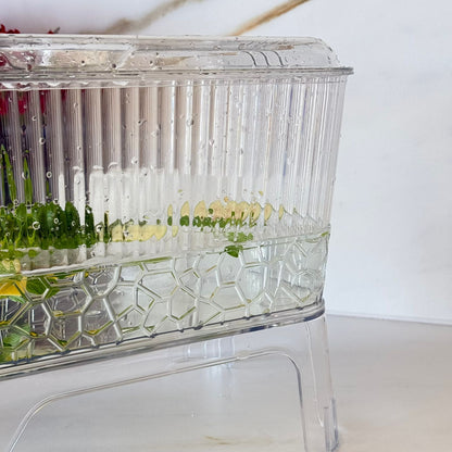 Modern Acrylic Beverage Dispenser with Stand & Tap
