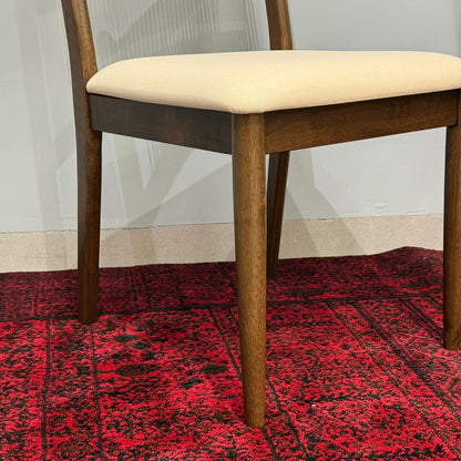JUNE ROPE- Modern Wooden Dining Chair with Cushioned Seat
