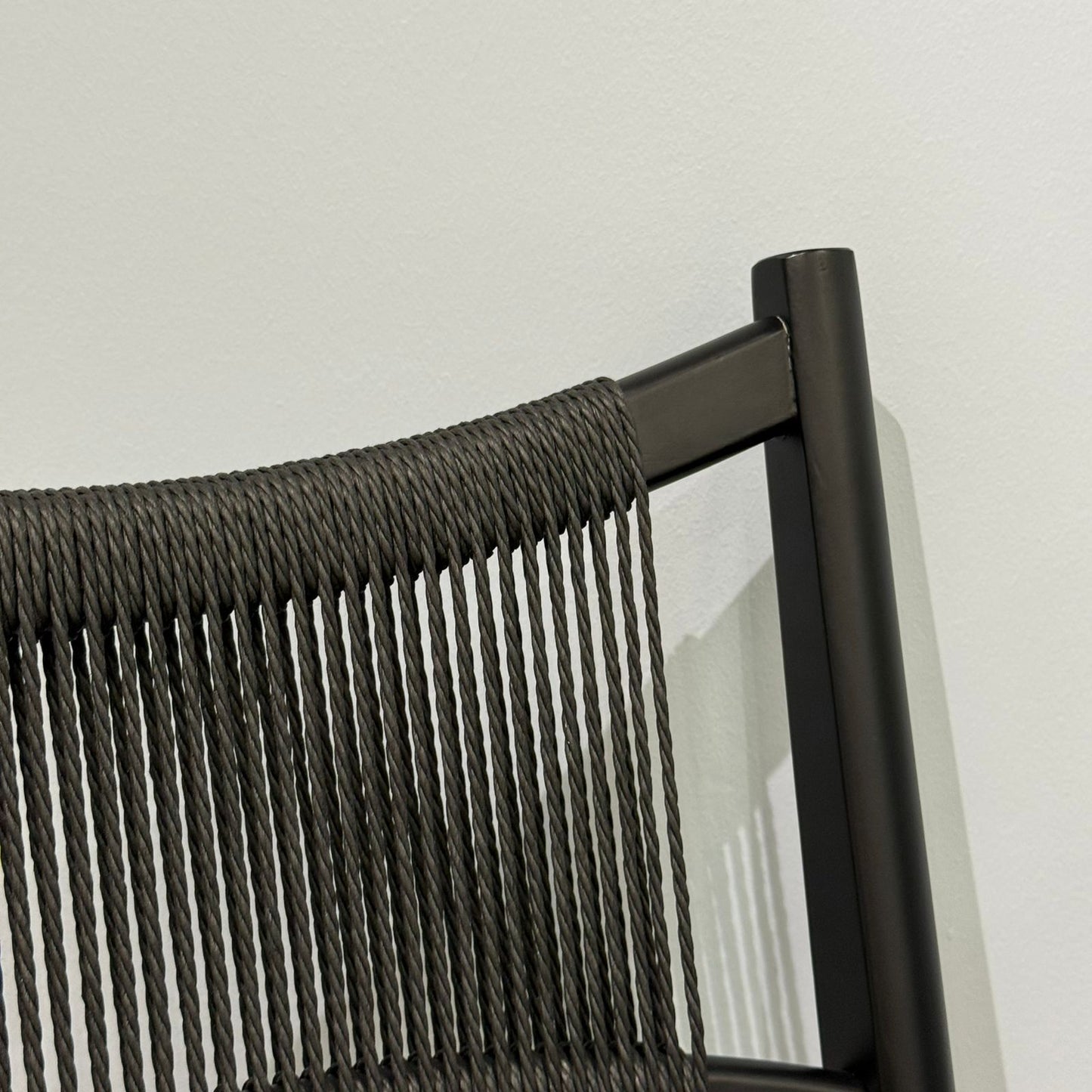 JUNE ROPE- Modern Wooden Dining Chair with Cushioned Seat