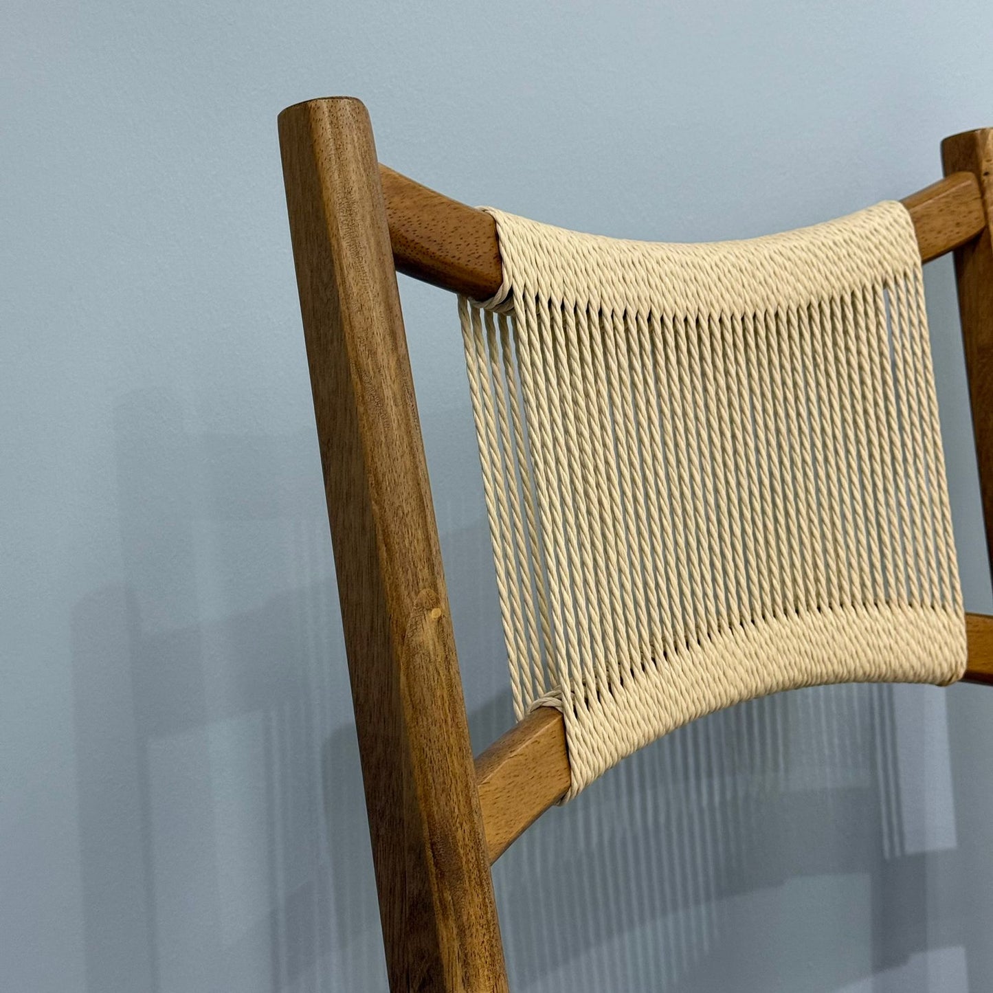 JUNE ROPE- Modern Wooden Dining Chair with Cushioned Seat
