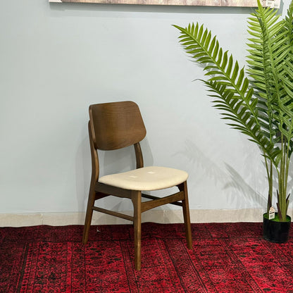 EASON- Modern Wooden Dining Chair with Cushioned Seat