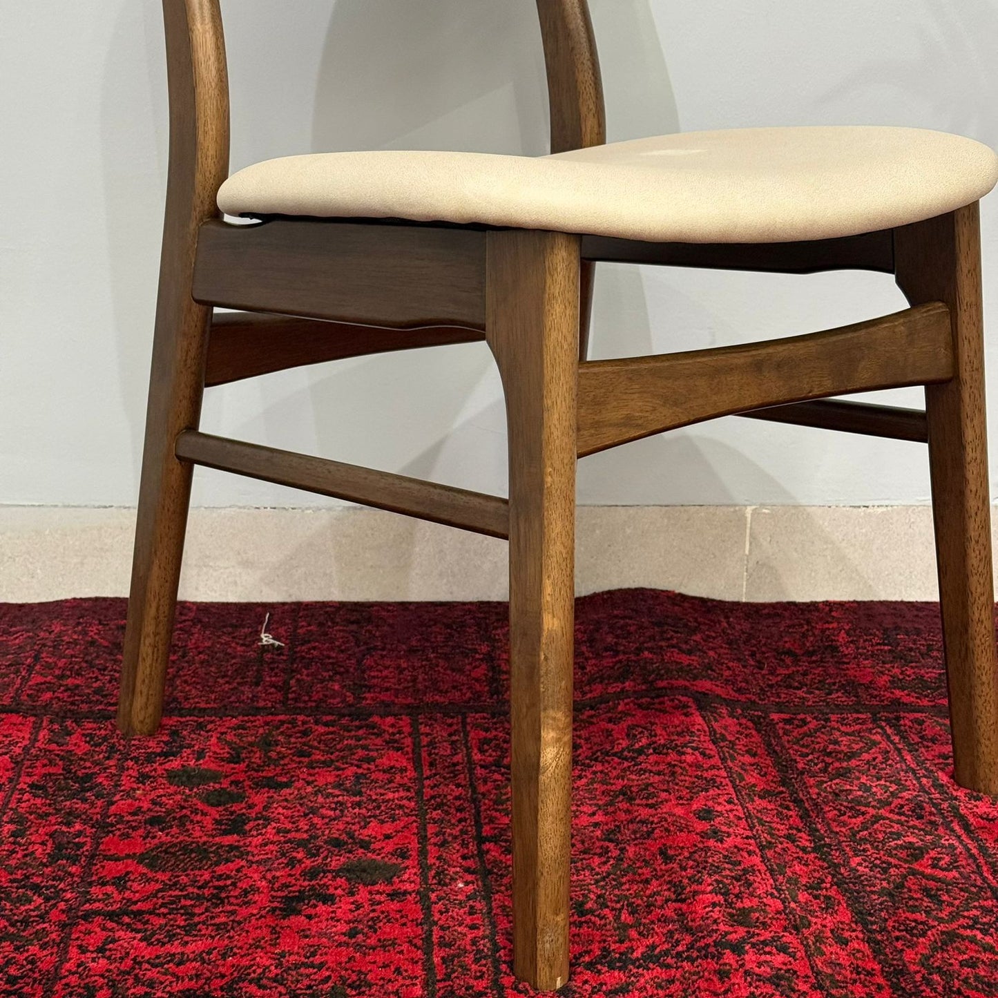 EASON- Modern Wooden Dining Chair with Cushioned Seat