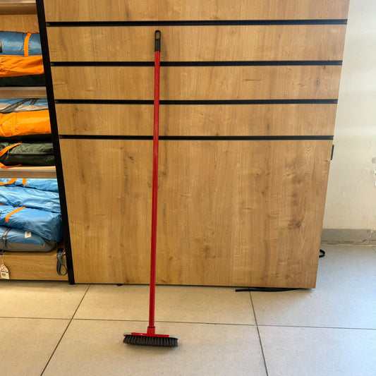 Heavy-Duty Floor Cleaning Brush with Long Handle