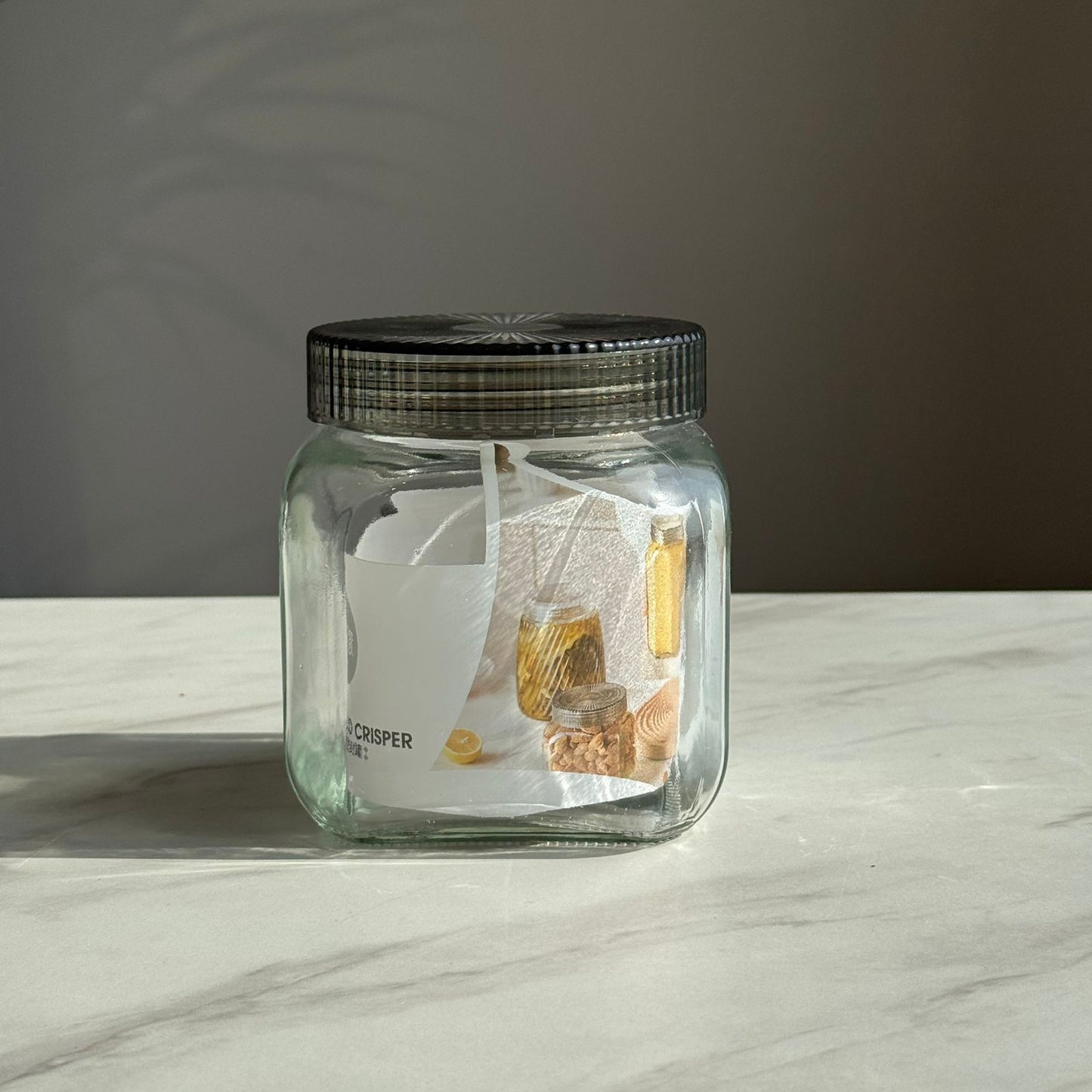 Multi-Purpose Glass Storage Jar