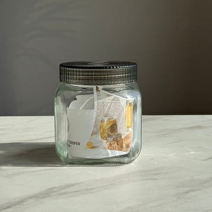 Multi-Purpose Glass Storage Jar