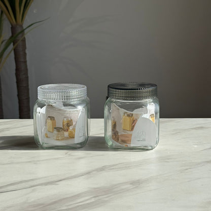 Multi-Purpose Glass Storage Jar