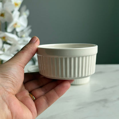 4-Piece Vintage Minimalist Ceramic Bowl Set
