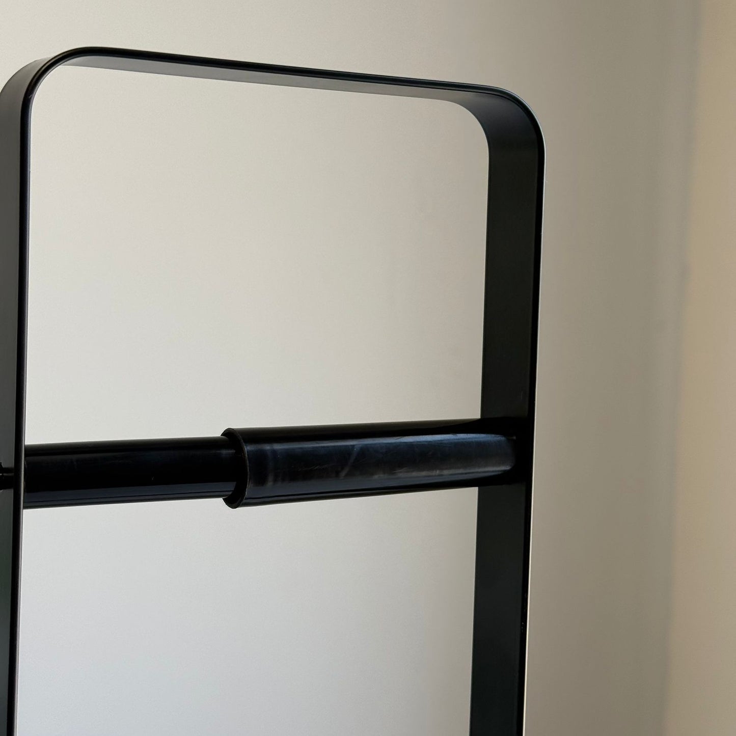 Modern Toilet Brush Holder Stand with Wooden Base