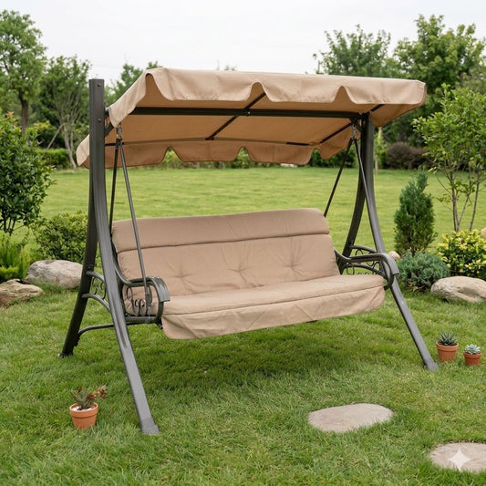 Outdoor Garden Swing Chair with Canopy