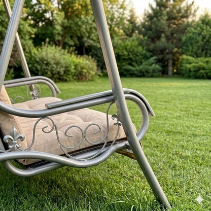 Outdoor Garden Swing Chair with Canopy