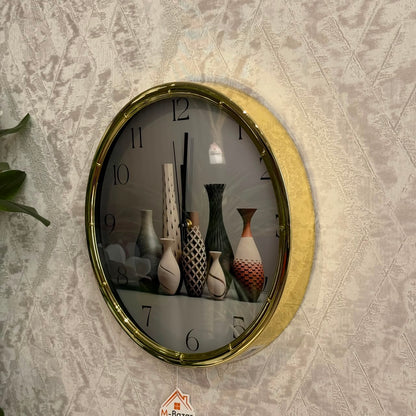 ساعة حائط عصرية مزخرفة فاخرة