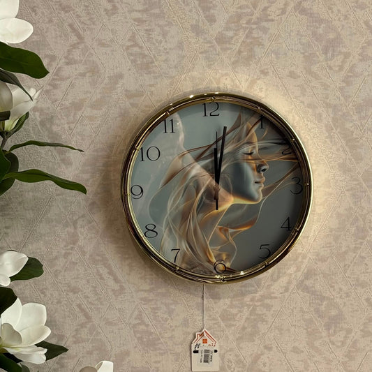 Elegant Portrait Wall Clock