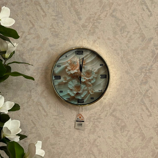 Elegant Floral Wall Clocks