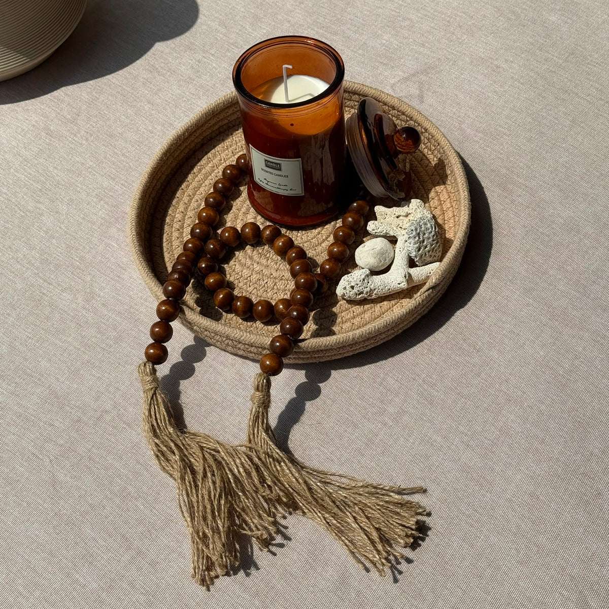 Handcrafted Natural Wood Bead Garland Collection