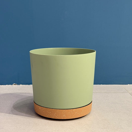 Plastic Plant Pot with Saucer Tray