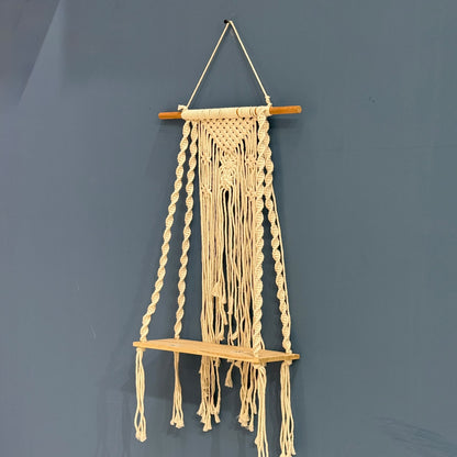 Macrame Wall Hanging Shelf
