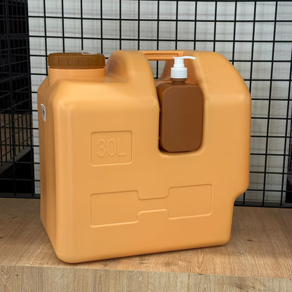 Portable Outdoor Water Container with Spigot & Soap Dispenser - 15L/ 20L/ 30L