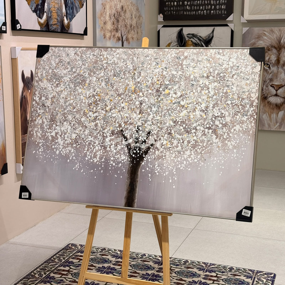 Luxury Heavy Textured Canvas Wall Art - 130*90