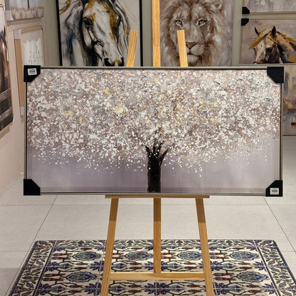 Luxury Heavy Textured Canvas Wall Art - 120X60
