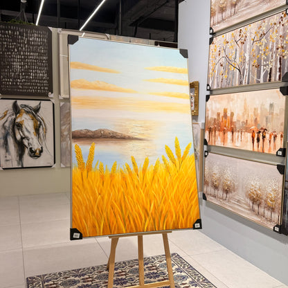 Golden Harvest Framed Canvas Art - 150x100