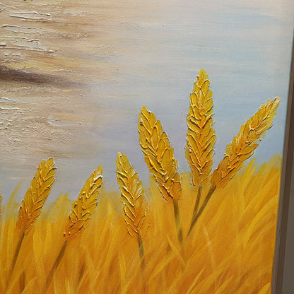 Golden Harvest Framed Canvas Art - 150x100