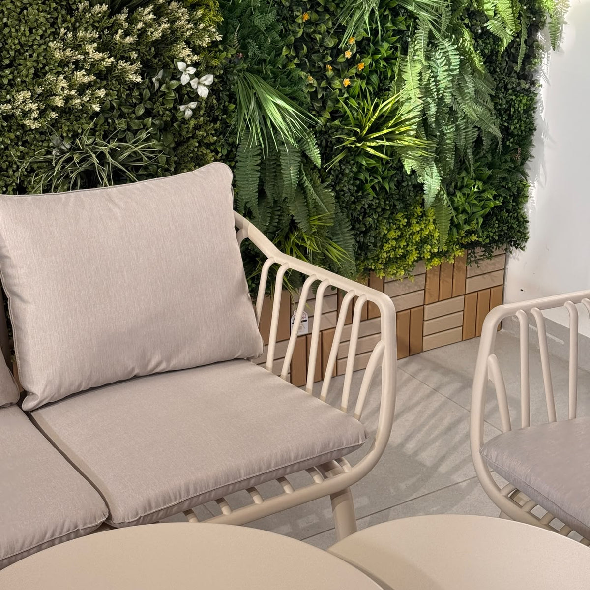 Durable Modern Garden Seating Set - Beige
