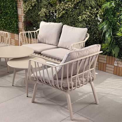 Durable Modern Garden Seating Set - Beige
