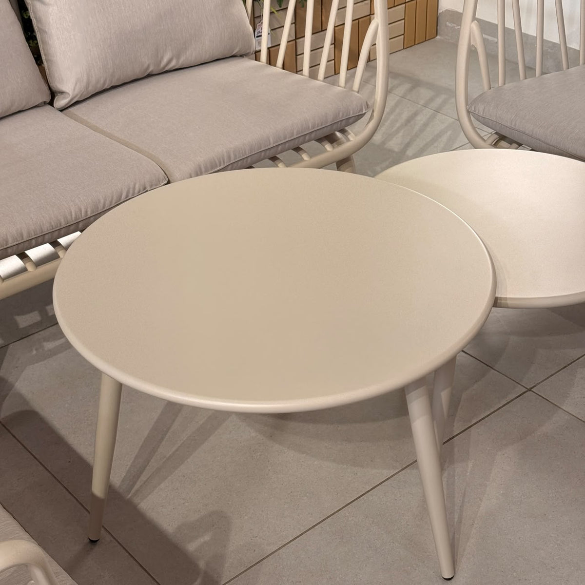Durable Modern Garden Seating Set - Beige