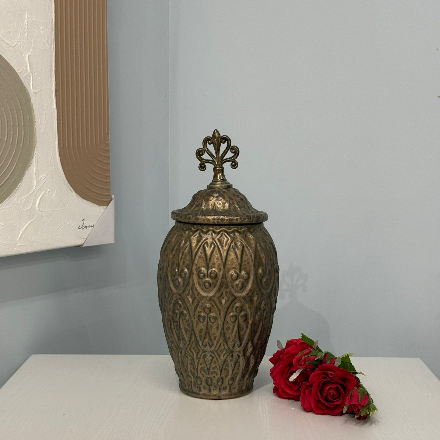 الجرار زهرية الزخرفية خمر