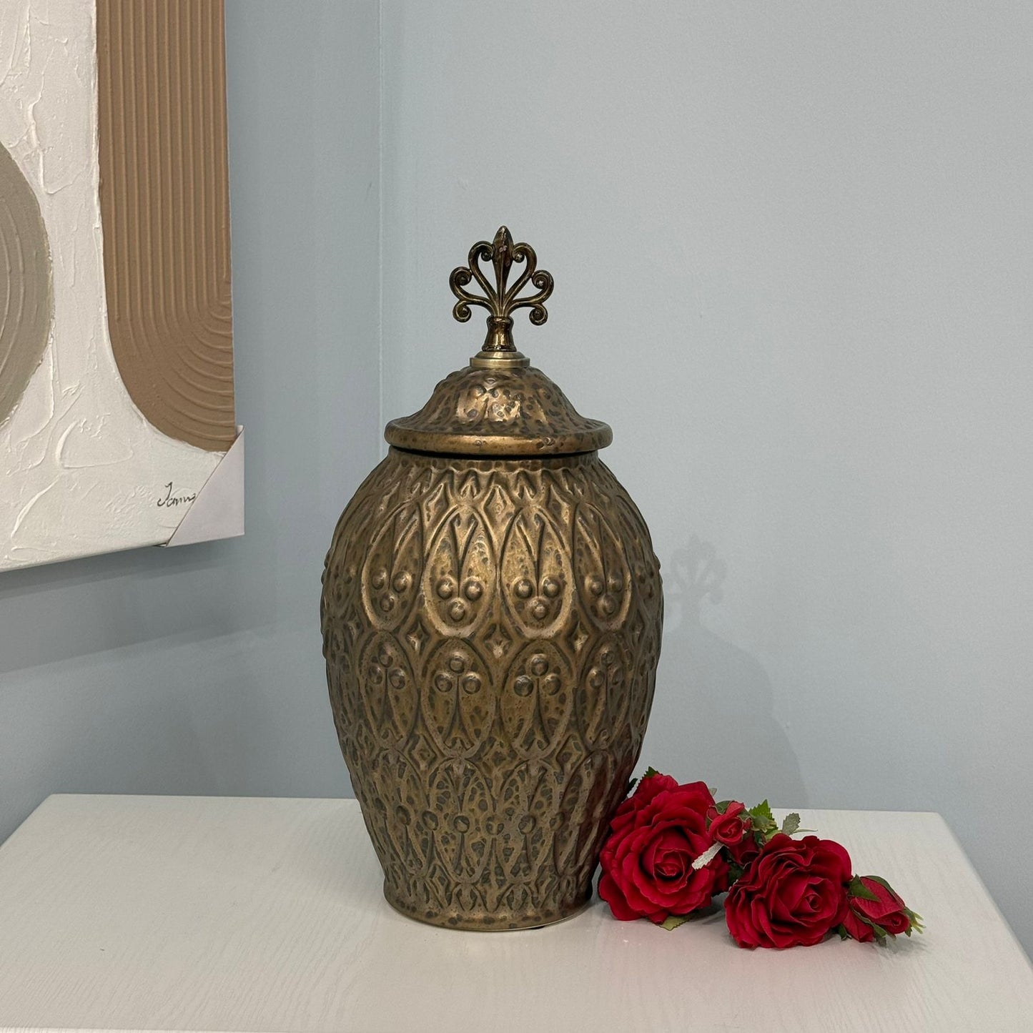 الجرار زهرية الزخرفية خمر