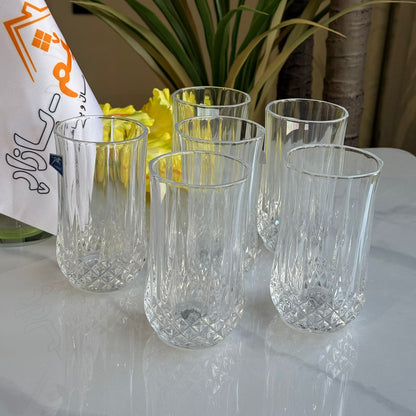 سێت پەرداخی مۆدێرنی شووشە - ٦ پارچە 