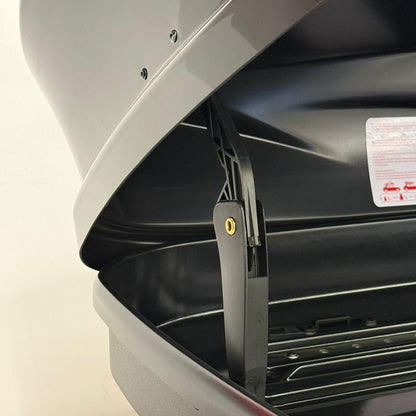 Hard Shell Car Roof Cargo Box – Gloss Black