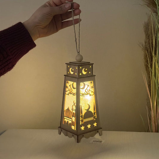 لامپێکی مێزی LED ی دیکۆراتی ڕەمەزان کەریم