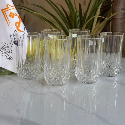 سێت پەرداخی مۆدێرنی شووشە - ٦ پارچە 